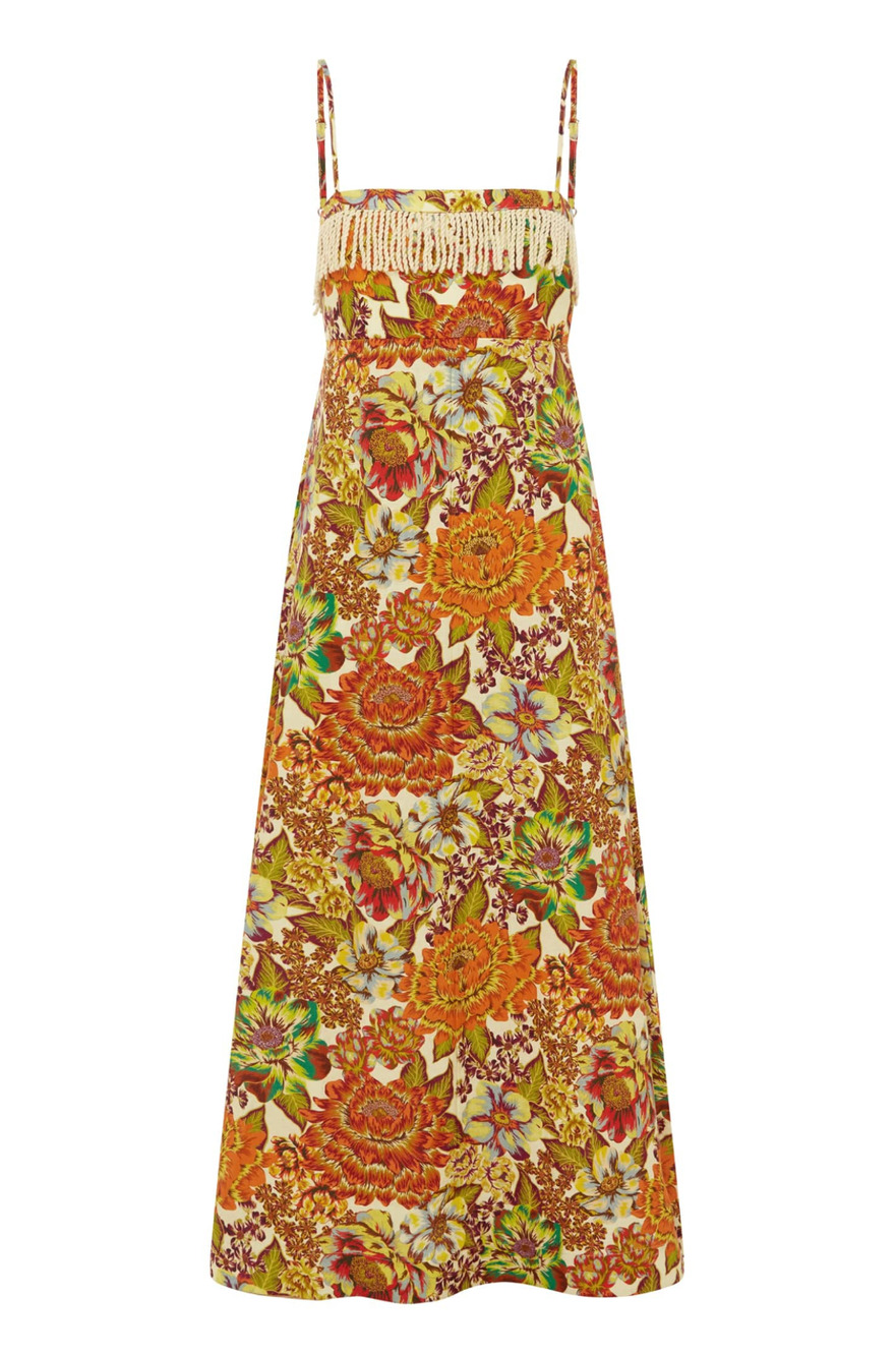 Alemais LANA SQUARE NECK DAY DRESS